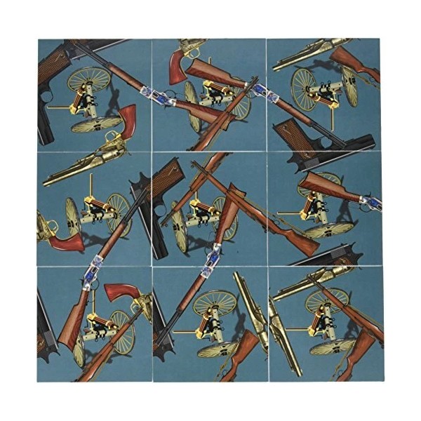 B.Dazzle Scramble Squares Puzzle Historic Guns