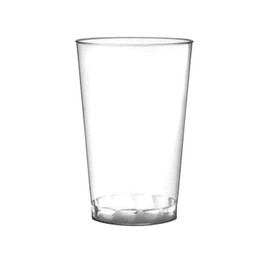 Plastic Drinking Glasses, Disposable Glass Cups, Clear Hard Plastic Water, Tea Tumbler - Bulk Party Cocktail Glasses For Wedding, Christmas, Birthday & All Occasions (600 Plastic Cups - 12 oz, Clear)