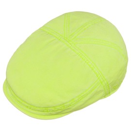 Stetson Neon Paradise Cotton Flat Cap Flat caps Cotton Cap (M/56-57 - neon Green)