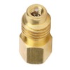 Adapter 1/4SAE Female to 1/2ACME Adapter Plug for R134A Car