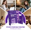 Purple Teeth Whitening Strips 7 Treatments, Peroxide-Free Teeth Whitener for