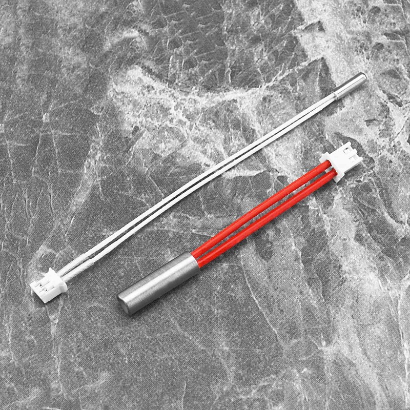 ECSiNG 2PCS 3D Printer Heating Rod 24V 50W with Thermistor