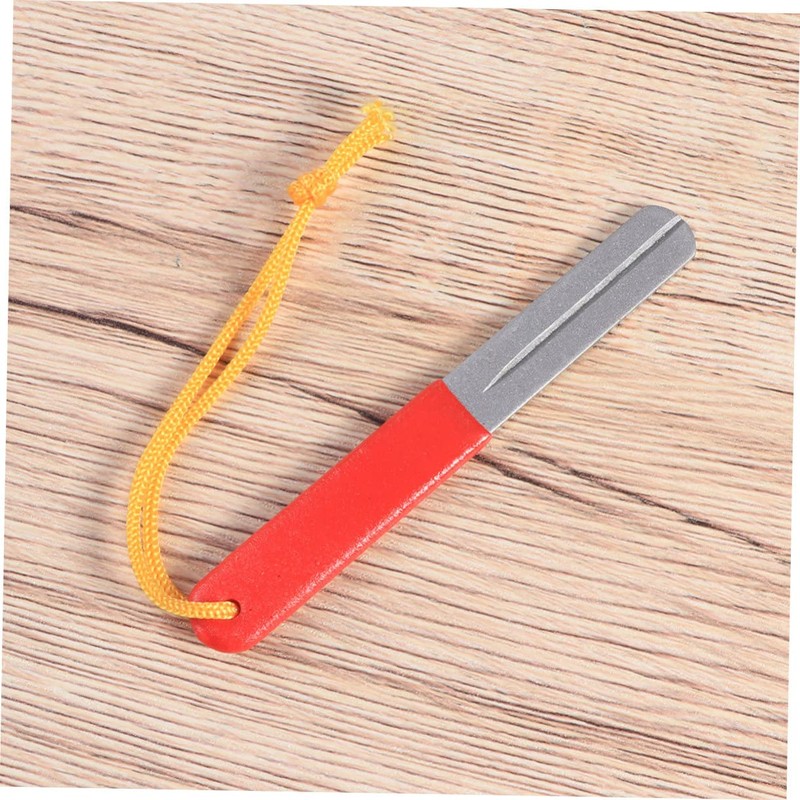 OSALADI All-in-one Fishing Gear 10x1cm Hook Sharpener with 600/800 Grit