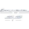 2Pcs 94-96 Impala Ss Rear Quarter Panel Emblems 3D Letter