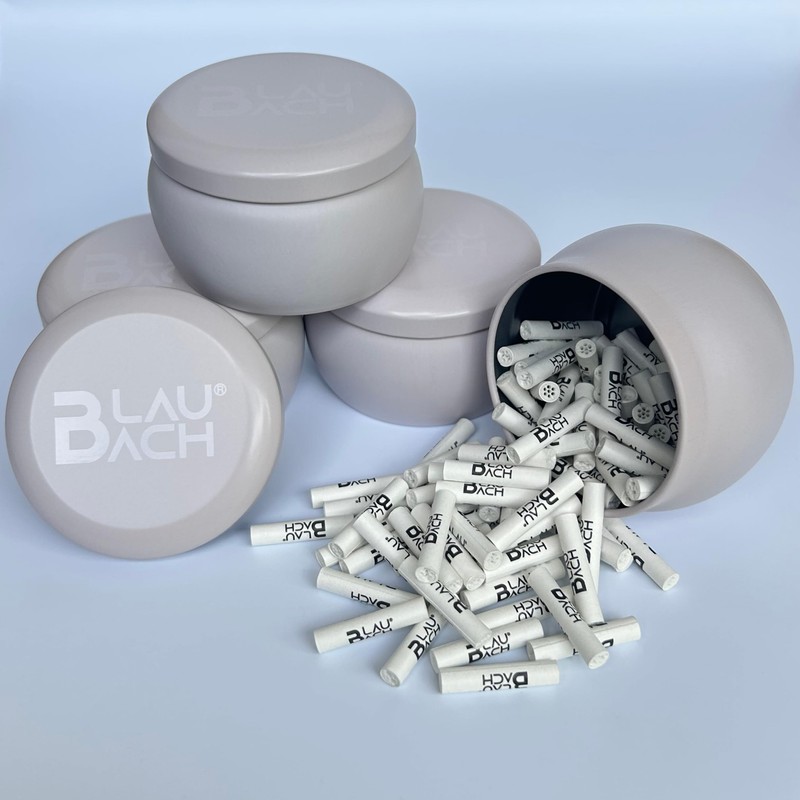 BLAUBACH Activated Carbon Filter, Super Slim Diameter 5 mm, Pack