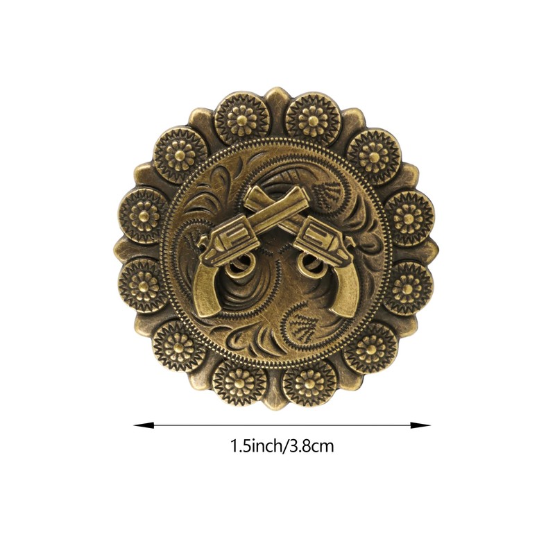 6Pcs Denim Style Refrigerator Magnets, 3D Bronze Fridge Magnets, Cool