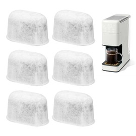 6 Pack Replacement Coffee Filters Compatible with Drew Barrymore Coffee Maker, Charcoal Water Filters for Beautiful DrewBarrymore Coffee Machines