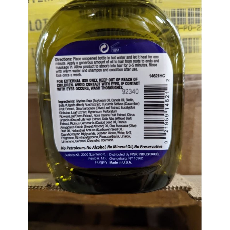 Hair Chemist Biotin Hot Oil Treatment 7.1 Ounces