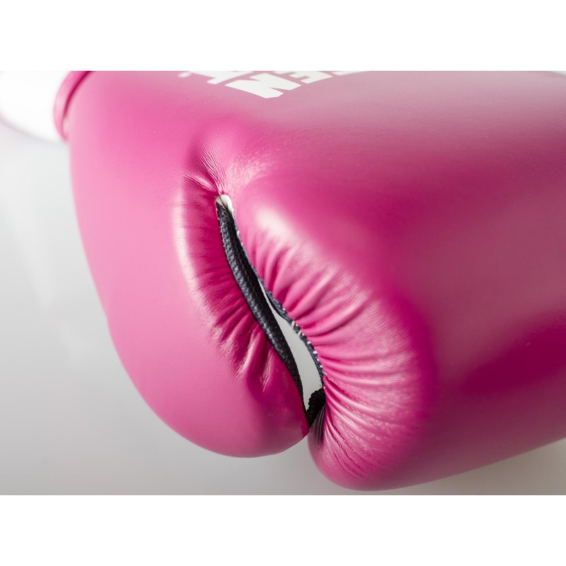Paffen Sport «FIT» Boxing Gloves for Training, Pink/White, 8UZ