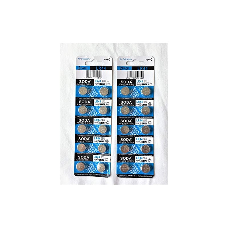 20 HEXBUG-Compatible Batteries - Alkaline Cell - LR44 - AG13