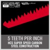 12-Inch Wood Pruning Reciprocating Saw Blades, 5TPI Saw Blades for