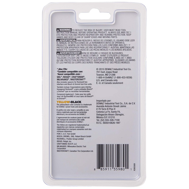 DEWALT Oscillating Tool Blade, Triangular, Rigid Scraper (DWA4232)