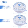 Rubber Thread for Bracelets, 2 Pieces Jewellery Thread, 0.6 mm