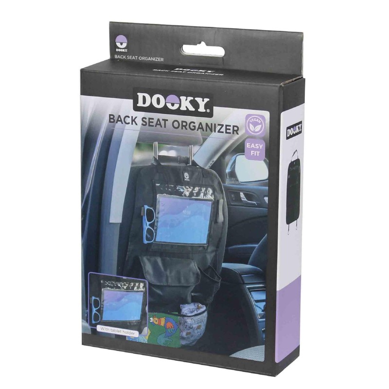 Dooky - Car Seat Organiser Black - 14.5 x 4.5