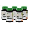 Kit 5 Frascos Saw Palmetto 60 Cápsulas De 500mg Sin