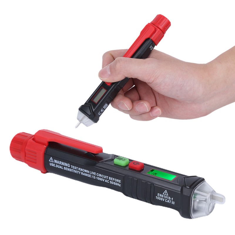 HT100 Intelligent NonContact Test Pen Sound Light Sensitivity Household Testing