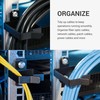 kwmobile Server Rack Cable Management D-Ring Hooks (10 Pieces) -