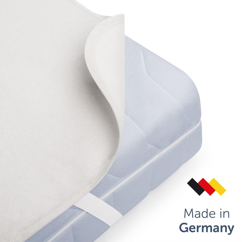 Blumtal® Premium Molton Mattress Protector, Set of 2, 100% Cotton,