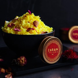 Zaran Saffron, Superior Saffron Threads (Super Negin) Premium grade Saffron Spice for Paella, Risotto, Tea's, and all Culinary Uses (2 Grams)