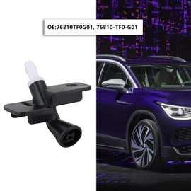 The Lord of the Tools 1 x Car Windscreen Washer Nozzle Compatible with Honda Jazz 2009-2015 OE 76810TF0G01 76810-TF0-G01 44.6 x 39.8 mm Front Wash Nozzle