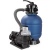 XtremepowerUS Sand Filter for Above-Ground w/ Pool Pump 6-Way Valve