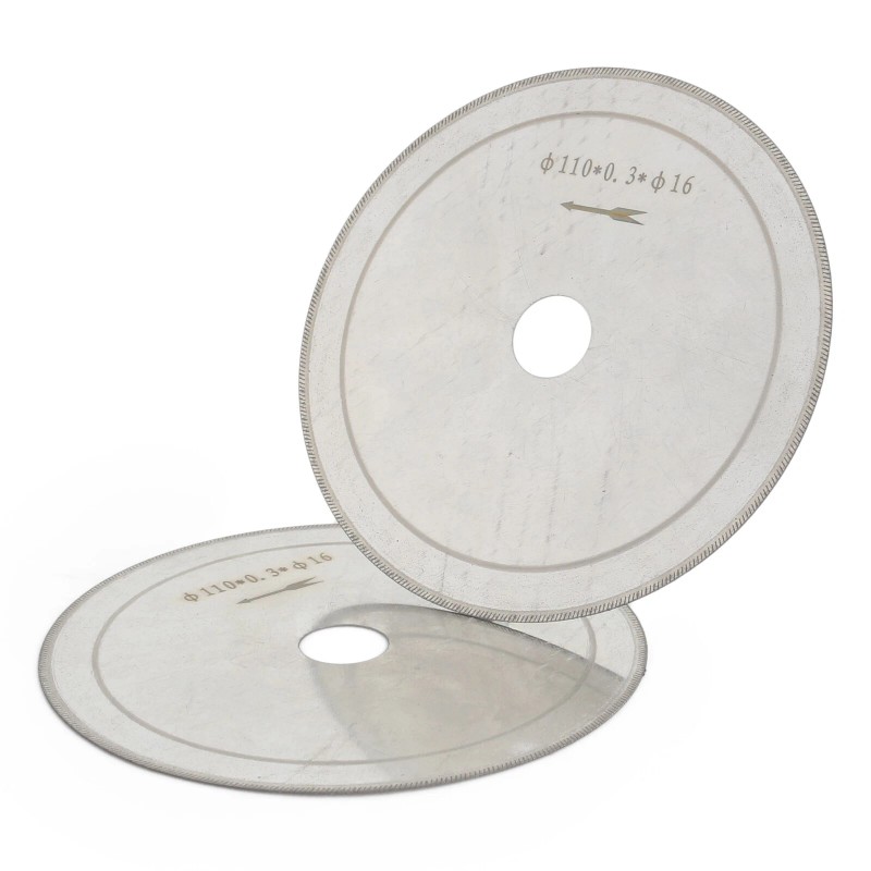 10Pcs 4.5" 110mm Super-Thin Diamond Lapidary Saw Blade Cutting Trim