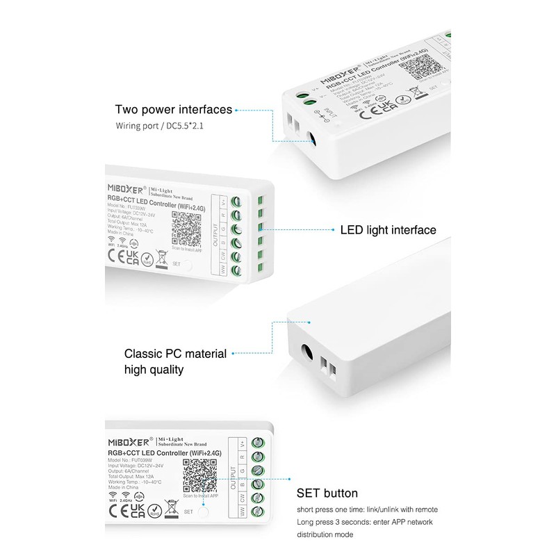 Mi Light MiBoxer FUT039W Mini WiFi + RF Receiver -