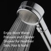 LaserJet High Pressure Luxury Handheld Shower Head with DUAL Water