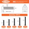 NIULUNBAO M6 x 30mm 35mm 40mm 45mm 50mm Button Head