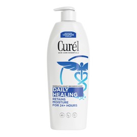 Curel Daily Healing Body Lotion for Dry Skin, Dermatologist Recommended Hydrating Body Lotion with Advanced Ceramides Complex, 20 Oz