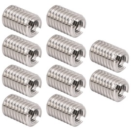 Fitting Reducer M12 To M8 Thread Adapter,Deosdum M12 To M8 Thread Reducer 10Pcs Thread Repairing Nut Stainless Steel Fastener Accessory M5 X 0.8Mm M8 X 1.25Mm 12Mm M8 To M6 Adapter