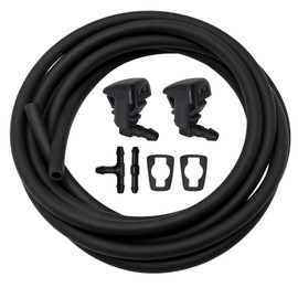 Front Windshield Washer Nozzles with Hose and Connectors 7T4Z-17603-A Replacement for Ford Edge 2007-2011, Replacement for Lincoln MKX Base Sport Premium Sport 2007-2010