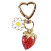 U+U Strawberry Keychain, Cute Bag Charms for Women and Girls,
