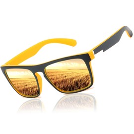 LEDING&BEST Sunglasses Polarized for Men Women Cool Fishing Driving Hiking Lightweight Sports Style sun glasses UV Protection