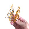 Cute Small Blue-Ringed Octopus Hair Clips,Novelty Acetate Ocean Element Claw