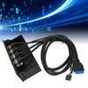 USB 3.0 Front Panel, 5.25in 4 Ports 5Gbps High Speed