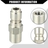 Hihaha Pressure Washer Coupler/Outer Washer Gun Adapter Universal for Car/Durable