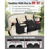 YOREPEK Padded Double Stroller Organizer with Removable Cooler Bag,Fits for