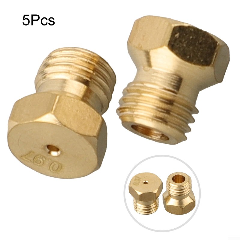 5 x Burner Gas Stove Conversion Kit Nozzles Replacement Nozzles