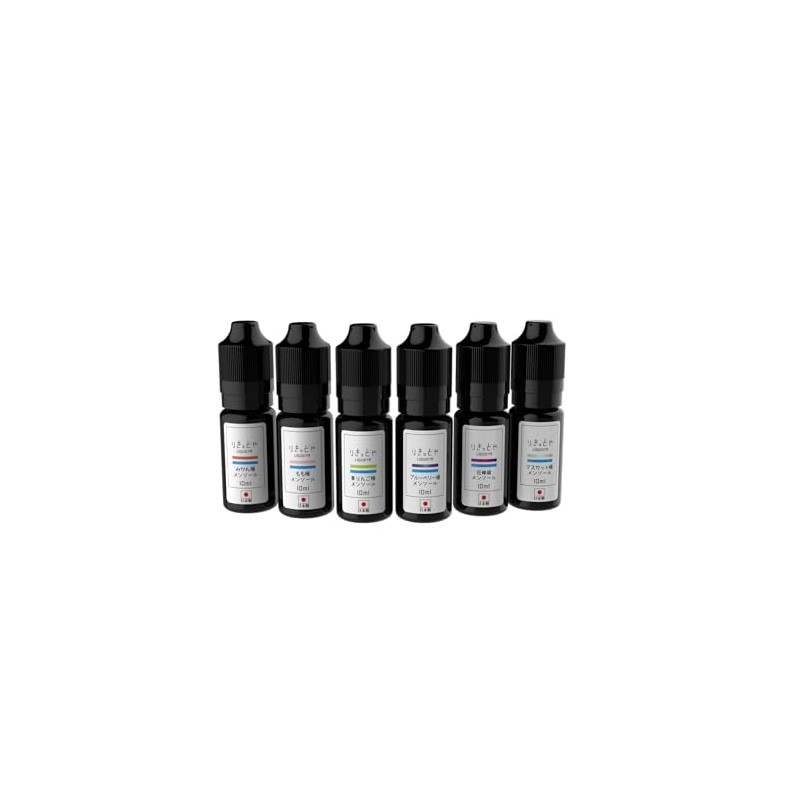 Rikidoya Ultimate Menthol Series Trial Set of 6, 0.4 fl