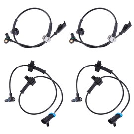 Set of 4 ABS Speed Sensor Front Rear Left & Right 20938121 10384745 15872664 20763148 Compatible with Chevy Compatible with Silverado 1500 Compatible with GMC Compatible with Sierra 1500