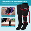 LEOSTEP 2XL-5XL Plus Size Compression Socks Plus Size for Men