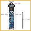 Partuto 1 Set Blue Car Tow Strap with Sea Waves