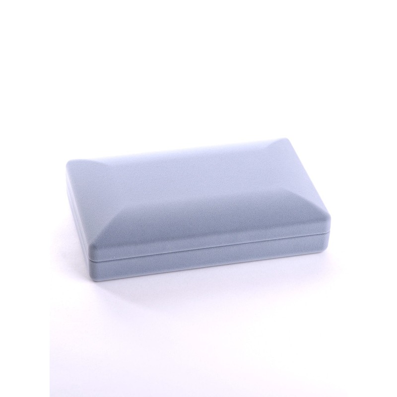 Wide Accessory Cosmetic Box Velour Type Fits Bridal Necklace Earrings