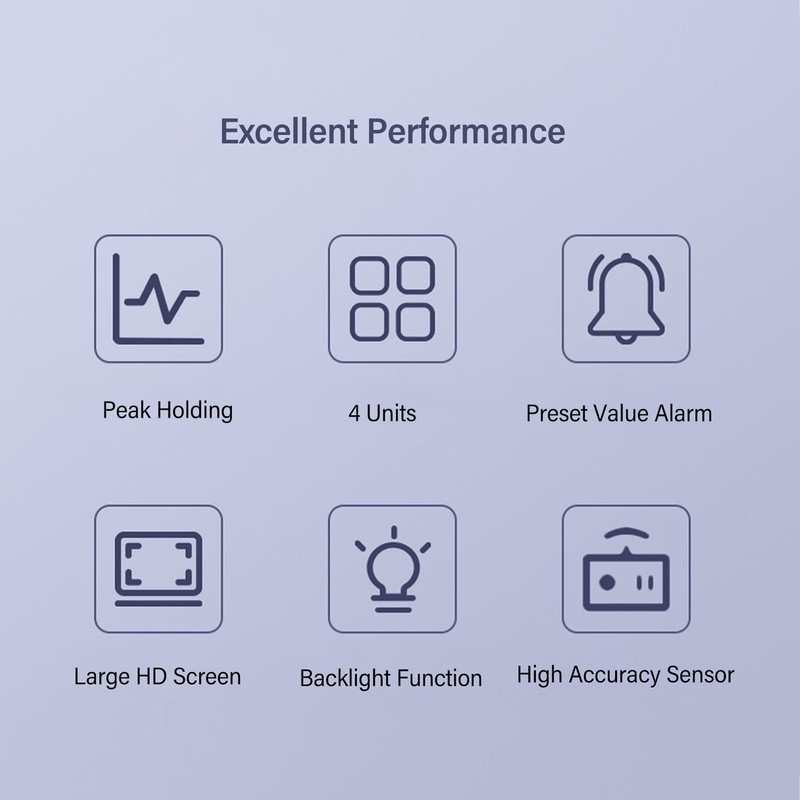 Digital Force Gauge High Accuracy 500N 50kg 110bf 1800Oz Push