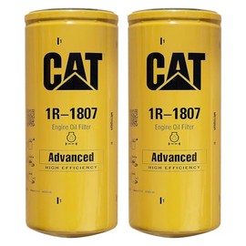 Caterpillar 1R-1807 Advanced High Efficiency Oil Filter (Pack of 2)