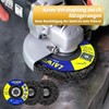 LAIWOO CSD Disc Grinding Disc, Purple Cleaning Disc Set, Coarse