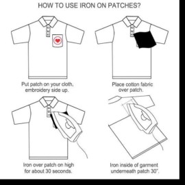 Akatsuki Cloud Naruto Iron On Embroidery Patch