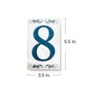Kantu 2113030 Aragon Ceramic Tile Address Number 8, 3.5 in.