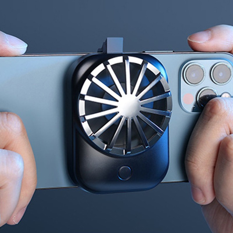 Mobile Phone Cooling Fan Game Cooler USB Wireless Back Clip